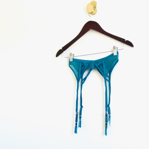 NEW! Lounge Intimate Garter Suspender Belt Willow Green SZ S - Picture 8 of 11